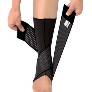 ANKLE BRACE WITH STRAPS