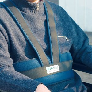 POSTURAL BIB WITH SUSPENDERS